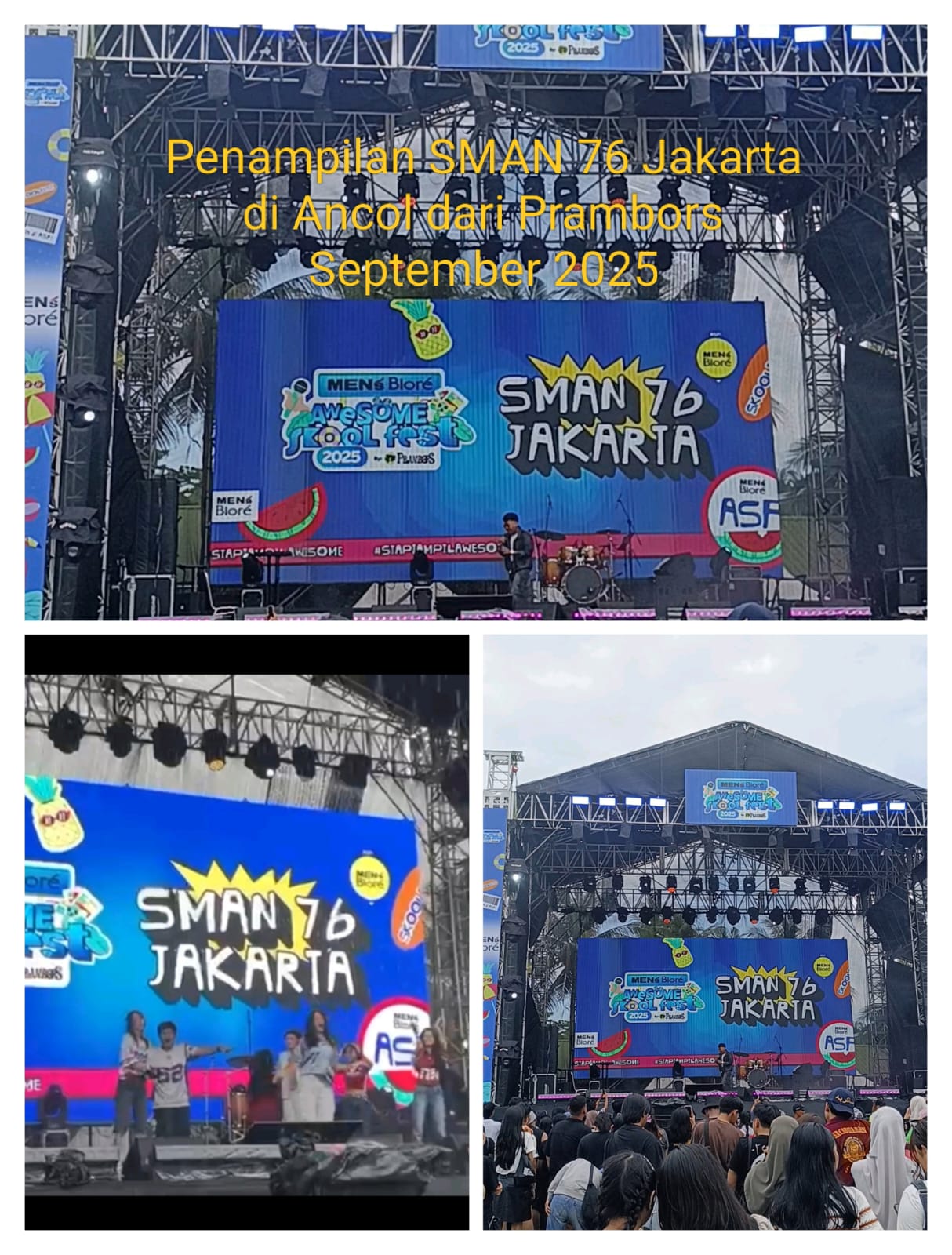 Penampilan Penyayi Solo dan Moderen Dance di Ancol Acara Prambors